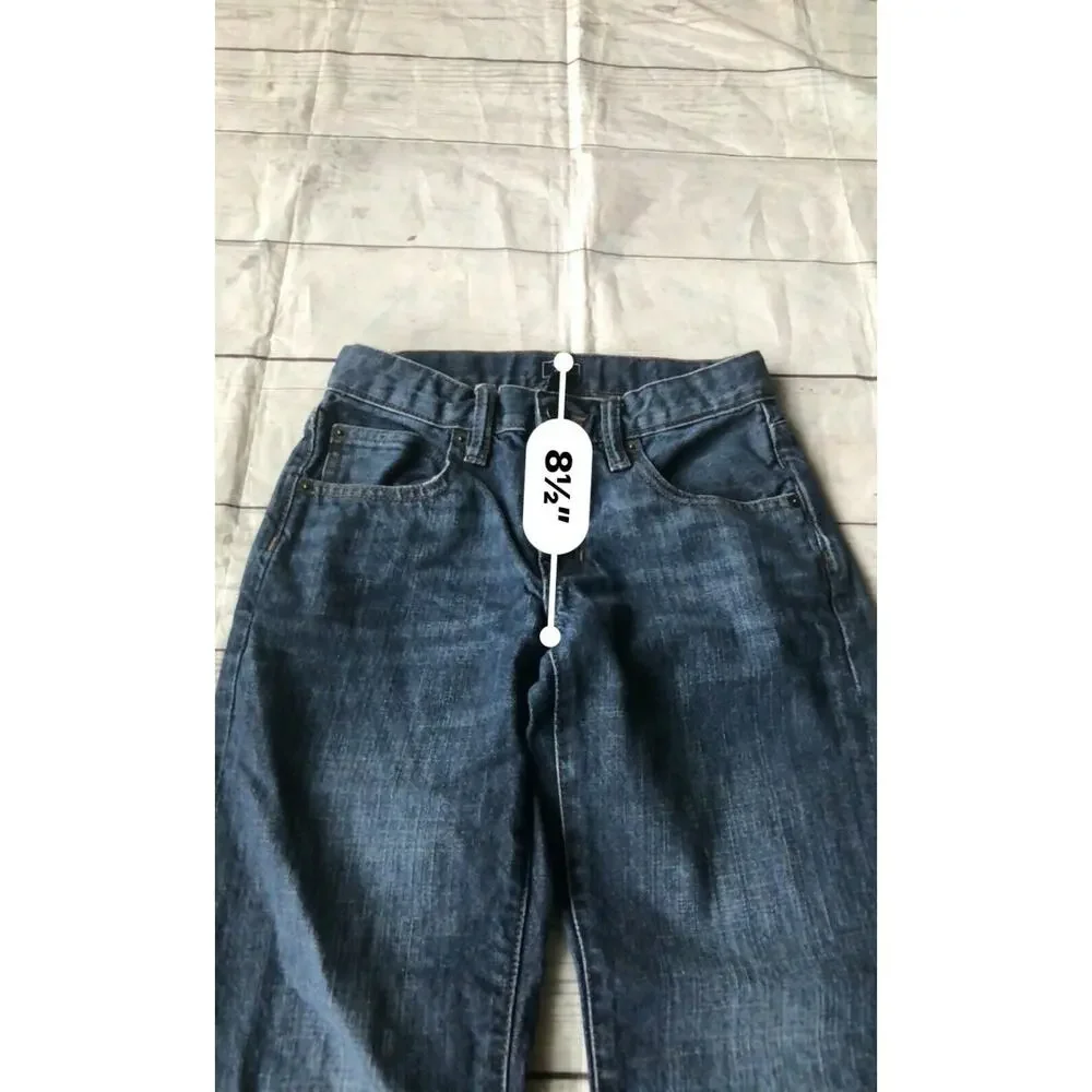 Gap Kids Boys Jeans Loose Fit Dark Wash Blue Sz 8